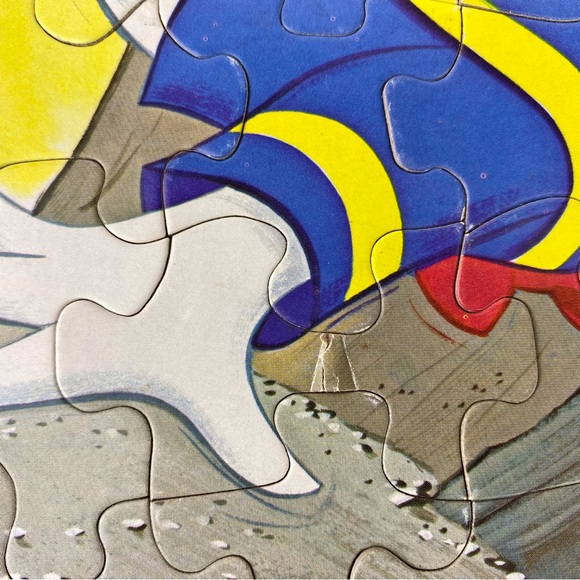 Donald Duck jigsaw puzzle, vintage Disney 1970s, 100 large piece, 14" x 18" - Picture 7 of 13